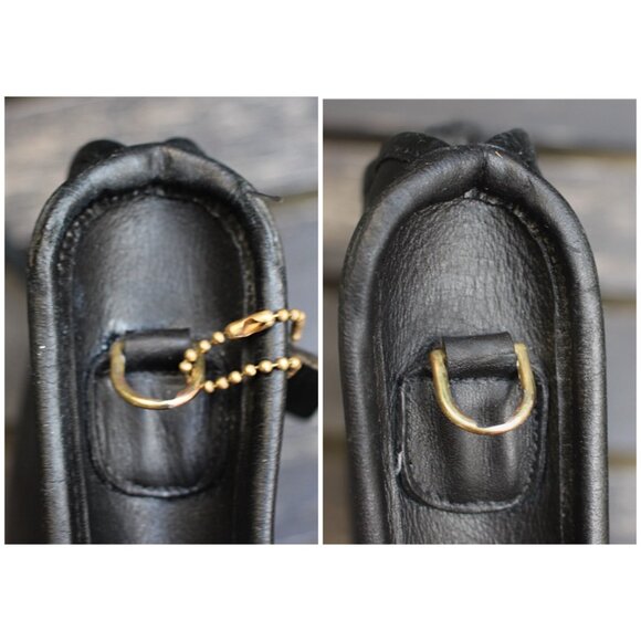 Coach Vintage - 1960s-70s NYC Basic Bag #9455 in Black, Glue in Creed, Pre-Talon - Picture 13 of 15